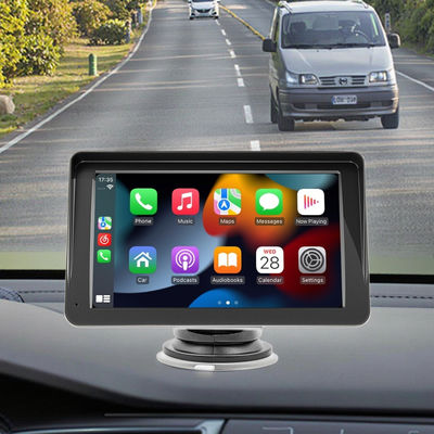 Creatall Màn hình dẫn đường ô tô di động 7 inch, camera lùi không dây, kết nối Bluetooth MP5 HD, USB, Carplay xuyên biên giới