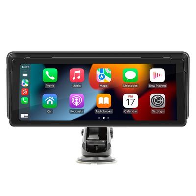 Máy nghe nhạc MP5 ô tô di động Creatall 10.26 inch cho Camera chiếu hậu HD BT, Bộ phát FM, CarPlay không dây, Bảng điều khiển