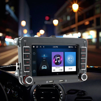 Creatall Màn hình lớn HD 7 inch Android GPS Điều hướng xe hơi cho Bluetooth CarPlay Camera lùi Tương thích với Volkswagen USB