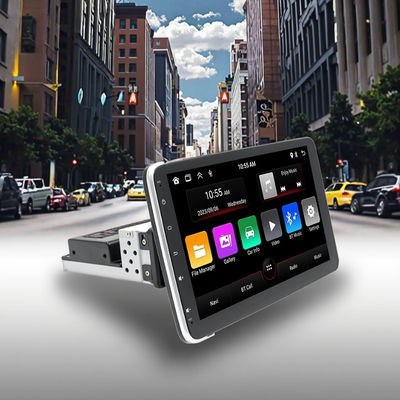 Creatall 10.1 Inch Central Control Car Android GPS Navigation Unit CarPlay cho BT USB 360 độ quay màn hình đầu duy nhất