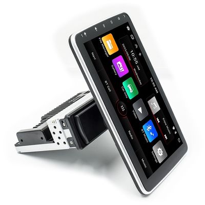Creatall 10.1 Inch Central Control Car Android GPS Navigation Unit CarPlay cho BT USB 360 độ quay màn hình đầu duy nhất