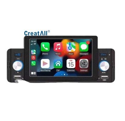 Đầu phát MP5 ô tô Creatall 5 inch cho Camera lùi Bluetooth CarPlay có dây/không dây Hỗ trợ định dạng âm thanh WAV MP3 APE USB