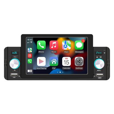 Đầu phát MP5 ô tô Creatall 5 inch cho Camera lùi Bluetooth CarPlay có dây/không dây Hỗ trợ định dạng âm thanh WAV MP3 APE USB