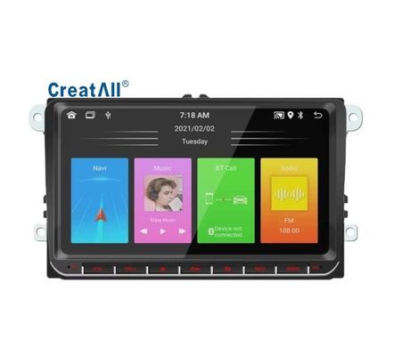 Creatall 9 inch mới cho Volkswagen Car Head Unit cho Bluetooth MP5 Player Hệ thống Android GPS điều hướng CarPlay tích hợp