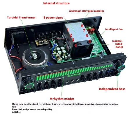SR-8800 5.1 Channel Home Amplifier with Private Mold and OEM Brand Customization