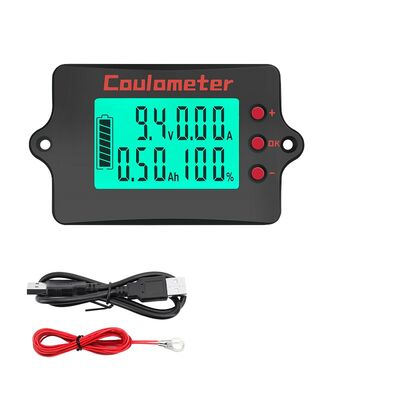 PZEM-037 50A-500A Coulomb Meter 120V 24V Battery Monitor SOC Analyzer for LiFePO4/Li-ion Battery Pack Cell Health Analyzer