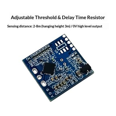 Hailingke 10G Microwave LD1020 Magnetic Sensing Module 3.3V Low Power Consumption Micro Motion Intelligent Sensing Sensor