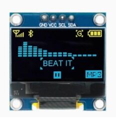 0.91" OLED Display Module White/Blue 128x32 IIC Serial Port Low Power