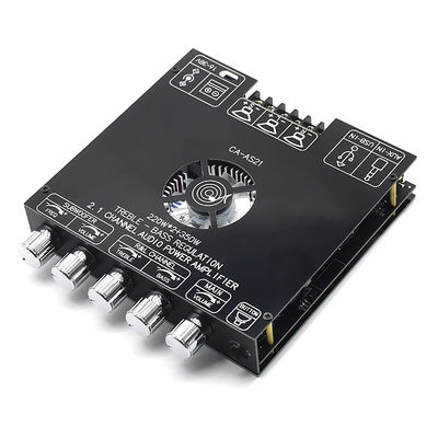CA-AS21 2.1 kênh BT Subwoofer Amplifier Audio Board 2 * 220W + 350W 12-24V AMP