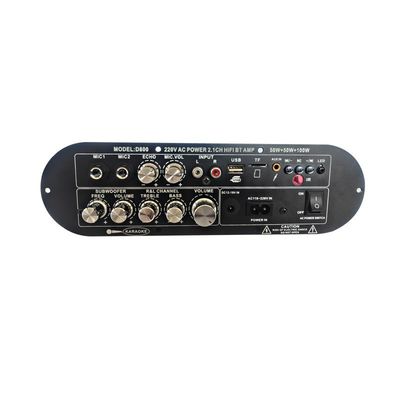 D800 DJ chuyên nghiệp / Karaoke Bluetooth Digital Amplifier Board 2.0 Channel 12V Rechargeable Subwoofer Tầm cao / thấp