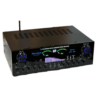 AV-888BT 2800W Home Karaoke Bộ khuếch đại điện hai vòng Mô hình mới 7.1 Khu vực kênh điều chỉnh kim loại công suất cao