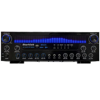 Bộ thu âm thanh rạp hát tại nhà AV-8000SW Premium Edition 2200W chuyên nghiệp công suất cực lớn 7.1 kênh, bộ khuếch đại độc quyền BT không dây