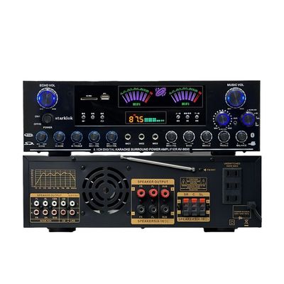 AV-9898 Cannon Home Audio Receiver Home Amplifier 5.1 CH 500W*2+200W Surround+300W Subwoofer Đứng bền kim loại độc lập thụ động