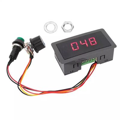 CCM5D Digital Display LED Motor Controller Máy điều chỉnh tốc độ 6V 12V 24V 5A PWM DC Motor Speed Controller Board DC DC chuyển đổi