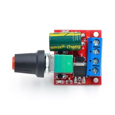 CA-555 Mini 5A PWM Max 90W DC Motor Speed Controller Module 3V-35V Control Switch LED Dimmer Motor Driver Boards Module